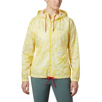 Columbia Jas Dames, Flash Forward Printed Windbreaker Geel, 47GTDVQAU